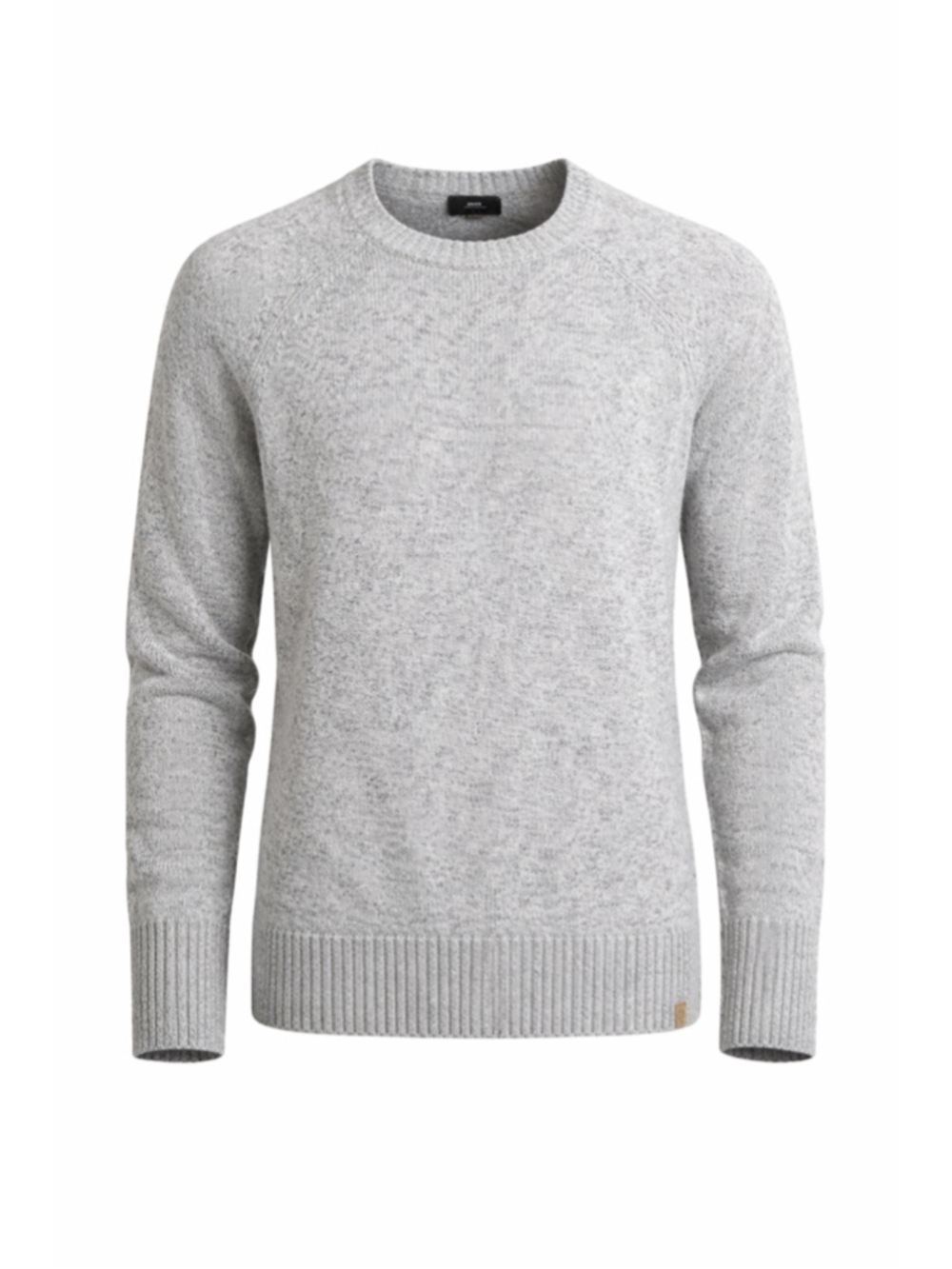 Obey Worldwide Gray Knit Sweater Mens Medium M Crew Neck Long Sleeve Pullover